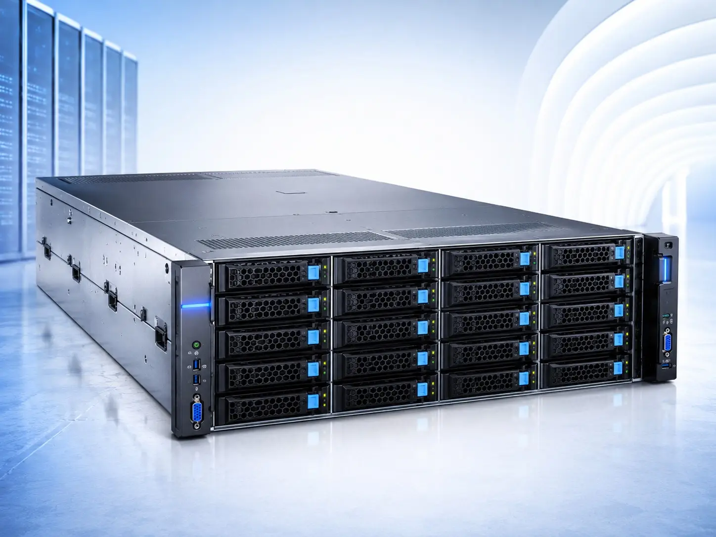 Physical rack server supplied by Server Dubai by FourTeck for Dubai UAE GCC and Africa